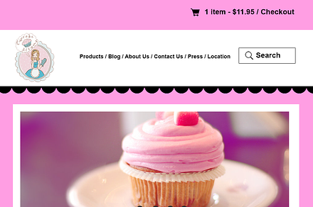 Cupcake Shop Template