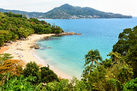Beach of laem sing cape stock photo containing phuket and sea, a Nature Photo by yongkiet jitwattanatam