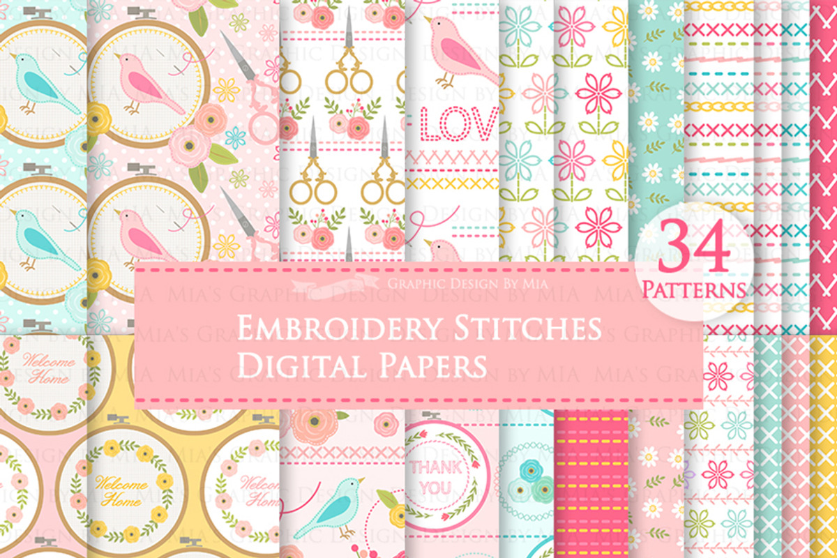 Sewing, Embroidery, Cross Stitches, an Illustration by Mia's Graphic Design (Photo 6 of 9)