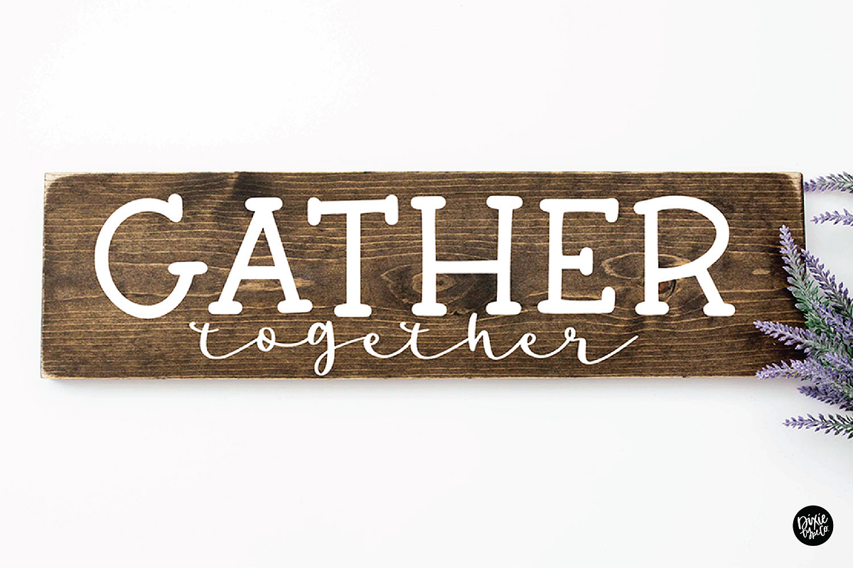 BARN ACRE Farmhouse Serif Font, a Serif Font by Blush Font Co. (Photo 3 of 7)