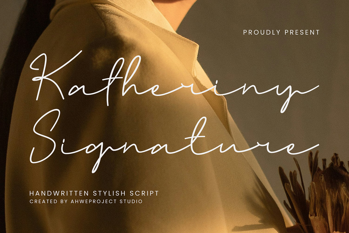 Katheriny Signature, a Handwritten Font by ahweproject (Photo 1 of 10)