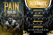 Singha Prestige, a Serif Font by Burntilldead (Thumbnail 8 of 10)