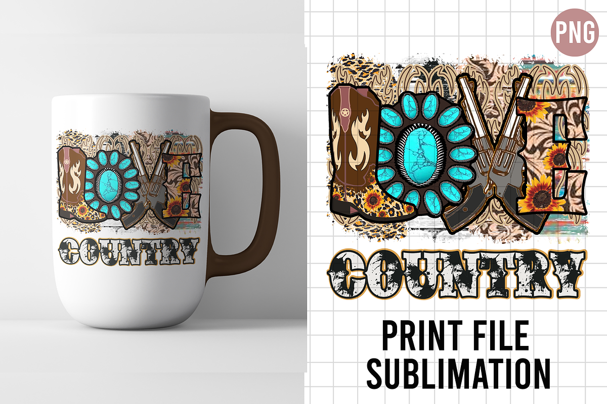 Love Country Western, an Object Graphic by Yoweslah