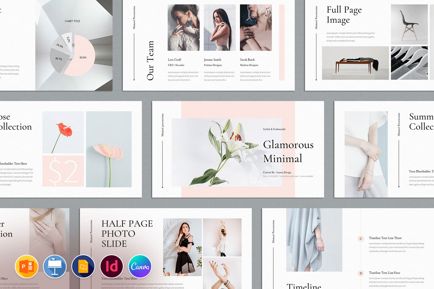 CANVA Minimal Presentation Template, a Presentation Template by ...