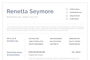 Resume Template 1 | Geneva, a Resume Template by Resume Angels (Thumbnail 3 of 6)