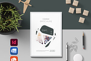 Business Company Profile Template, a Brochure Template by Taiffco (Thumbnail 1 of 8)