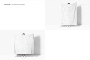 Fleece Throw Blanket Mockup Set, a Product Mockup by creatsy5 (Thumbnail 2 of 7)