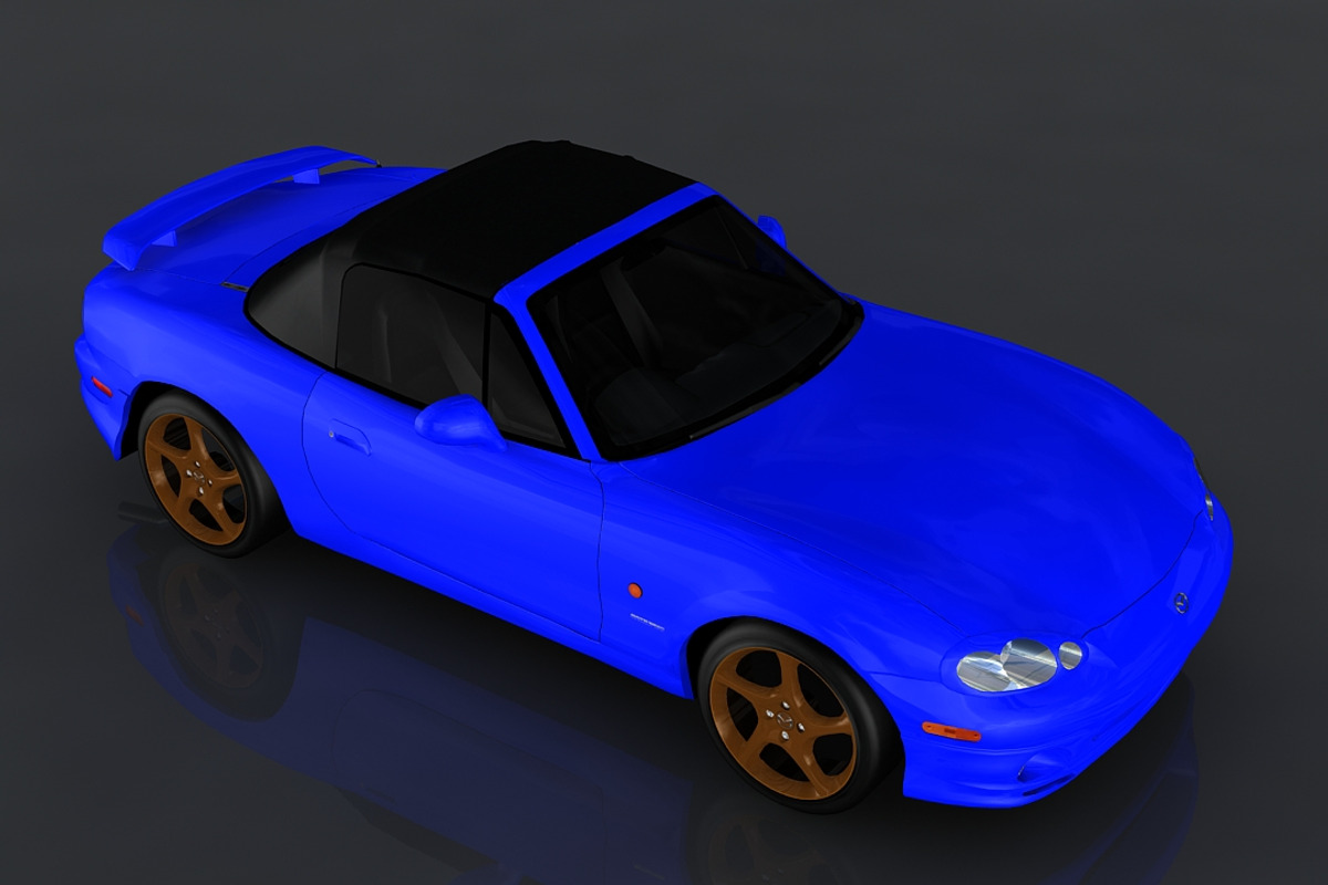 2001 Mazda Roadster Mazdaspeed, a Cars & Vehicle 3D Model by valtriiu (Photo 3 of 12)
