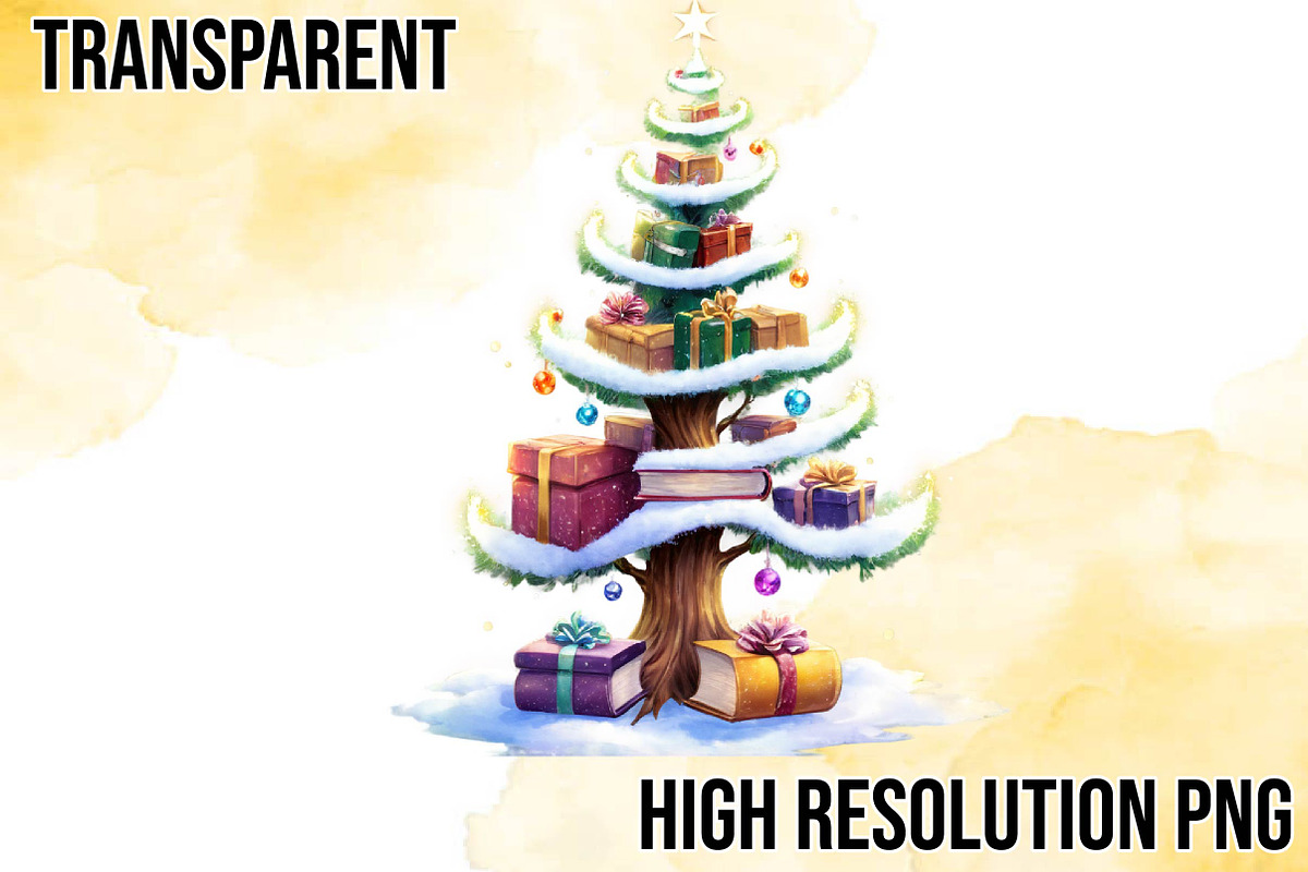 Christmas Book Tree, an Illustration by Wow Magic (Photo 2 of 4)