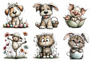 Whimsical Spring Animal Clipart, an Illustration by Daily.Designs (Thumbnail 5 of 8)