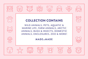 Animals Line Icons