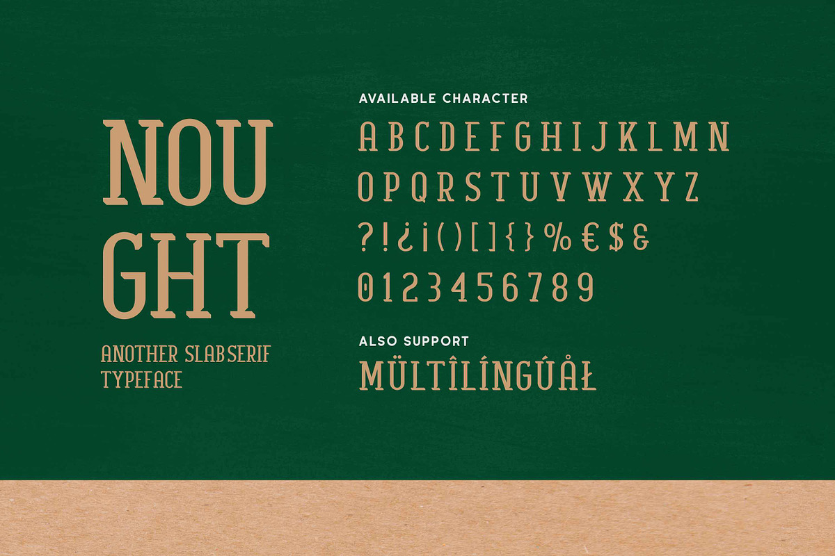 Nought - Another Slab Serif Typeface preview 6
