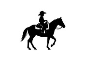Western Cowboy Horse Silhouette Bund, an Illustration by Designs_River (Thumbnail 22 of 51)