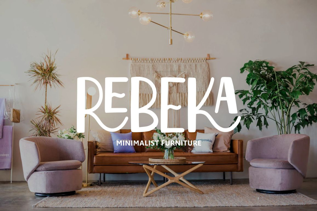 Reeline - Luxury Hand Drawn Font preview 2