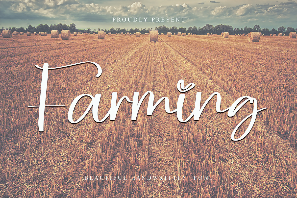 Farming, a Handwritten Font by FreshTypeINK (Photo 1 of 6)
