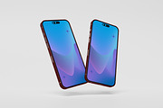 iphone 15 pro, an iPhone Mockup by kebunmockup (Thumbnail 4 of 5)