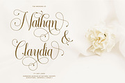 Morgalino - Wedding Script Font, a Script Font by Flawless And Co (Thumbnail 3 of 10)