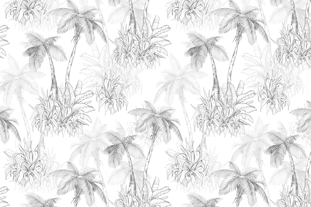 Sketch Tropical Forest Patterns, a Pattern Graphic by Jeanna Draw (Photo 9 of 14)