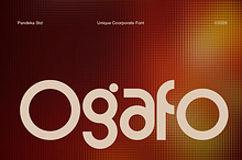 Ogafo - Unique Corporate Font