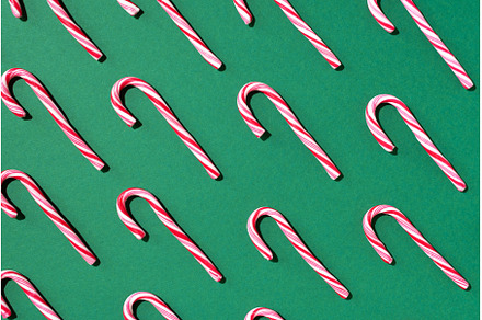 Pattern of Christmas candy cane on, a Holiday Photo by Enjoy Photo