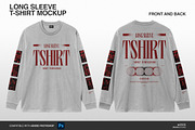 Long Sleeve T-shirt Mockup, a Shirt Mockup by Irhasalfahad (Thumbnail 1 of 5)