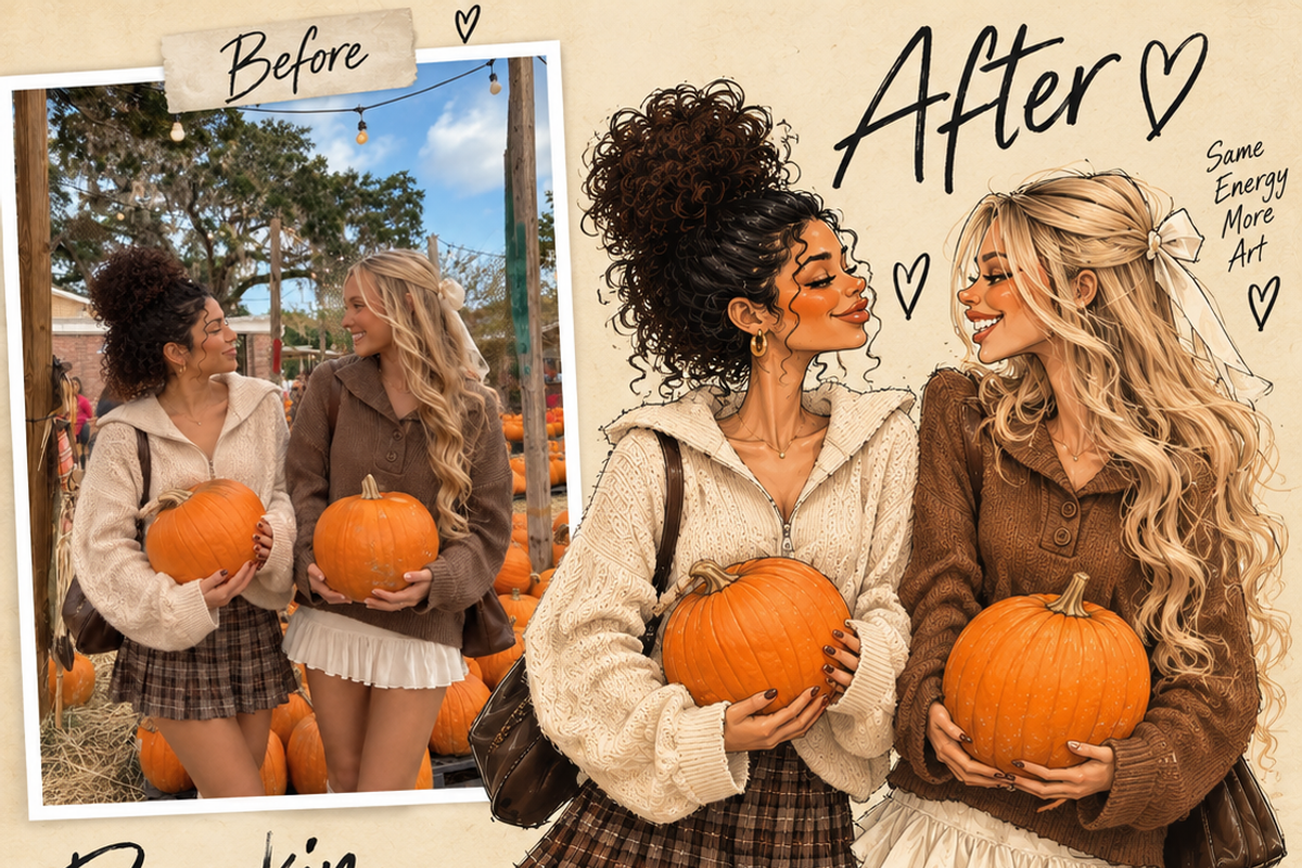 100 AI Photo Transformation Prompts, a Person Illustration by Victoria Bee Presets (Photo 8 of 8)