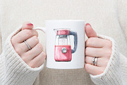Pink Kitchen Clipart Coquette Kitche, an Illustration by Watercolor design (Thumbnail 5 of 10)