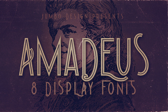 Amadeus - Display Font preview 8