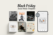 50+ Black Friday Social Templates, a Social Media Template by CanvaTemplateClubCo (Thumbnail 5 of 11)