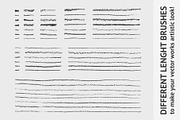 61 textured vector pencil bruhes, a Brush Add-On by bum katrin (Thumbnail 2 of 3)