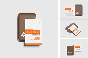 ID Card Mockup With Holder, a Product Mockup by AndikaGraphic