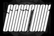SEGAPUNK BOLD FUTURISTIC TYPEFACE, a Symbol Font by Font For Zula™ (Thumbnail 1 of 13)