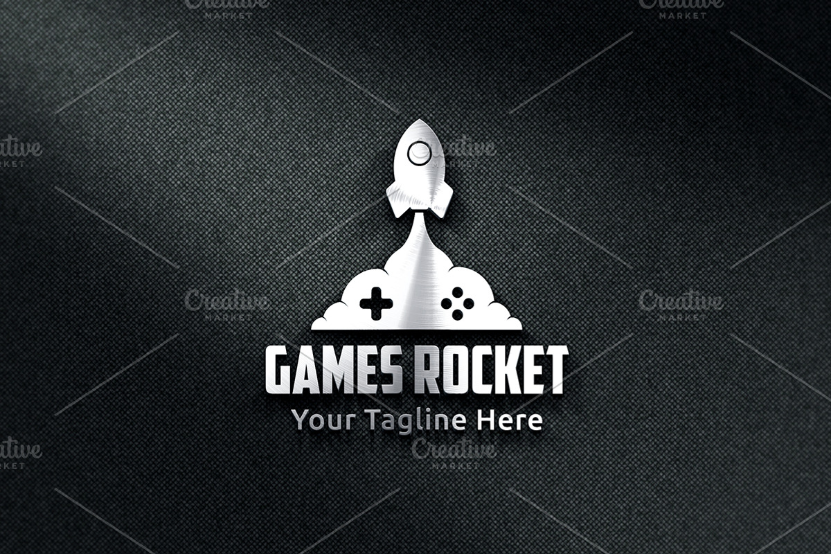 Games Rocket Logo, a Branding & Logo Template by Martin-Jamez (Photo 2 of 3)