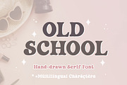 Old School Hand Drawn Serif Font, a Serif Font by Mastilo Designs (Thumbnail 1 of 6)