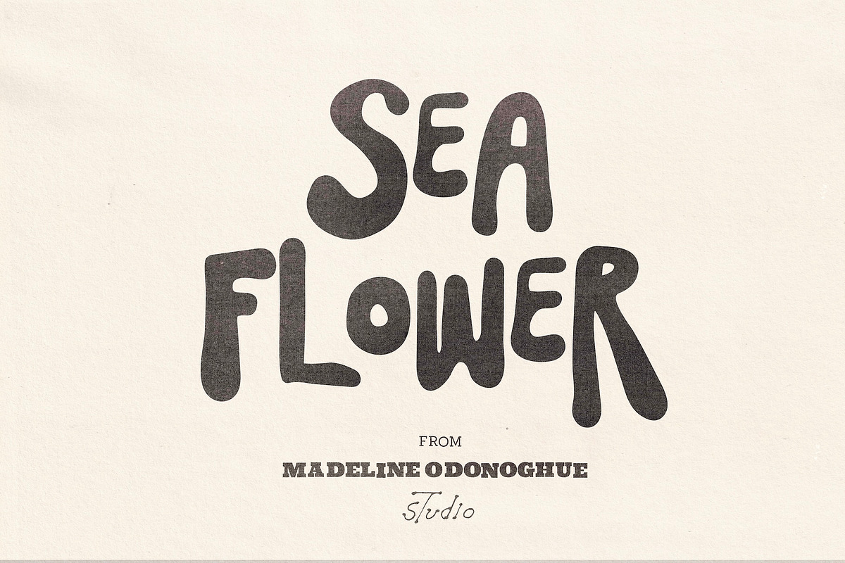 SeaFlower | Hand Drawn Surf Font, a Handwritten Font by Madeline ODonoghue Design (Photo 7 of 12)