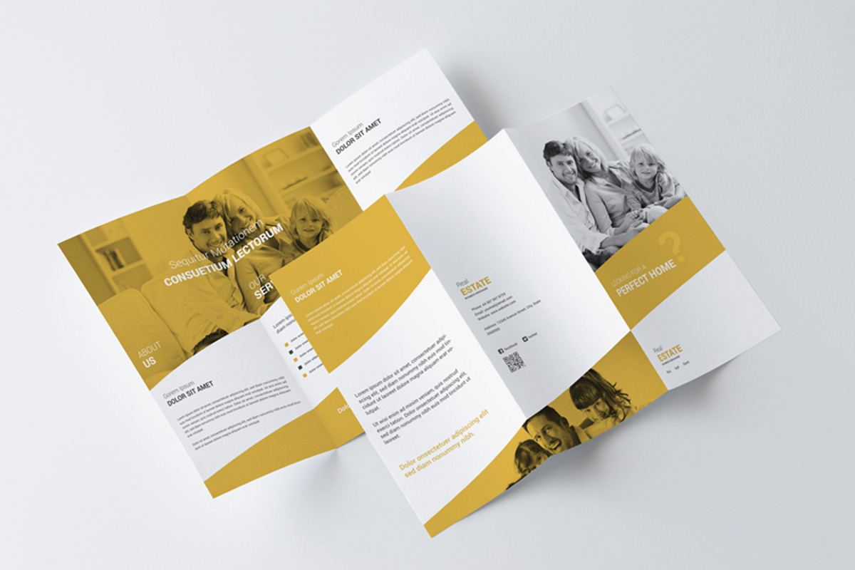 Real Estate Trifold Brochure, a Brochure Template by Creative Shop (Photo 7 of 7)