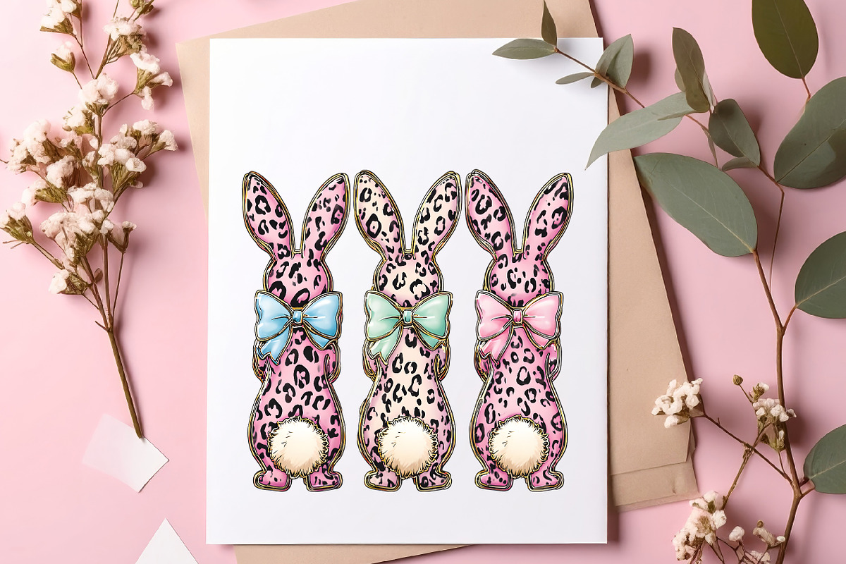 Bunny Coquette Bow PNG, Happy Easter, an Illustration by SinaCreation (Photo 5 of 7)