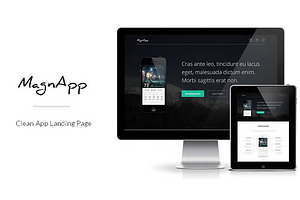 MagnApp App Landing Page Template