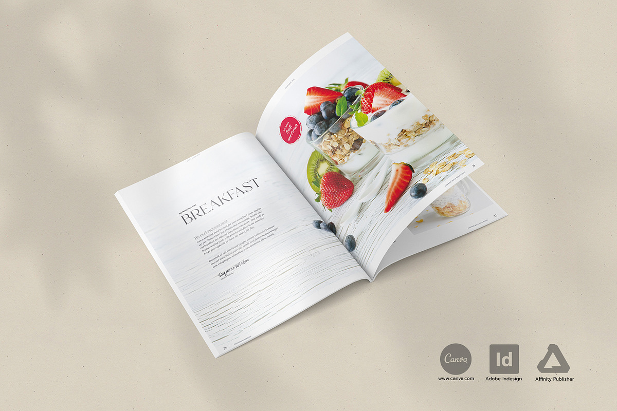 Cook- and Recipebook / Canva + Indd, a Brochure Template by Imagination Area (Photo 11 of 23)