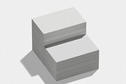 Stacked Business Card Mockup, a Merchandise Mockup by Unerispace (Thumbnail 3 of 5)