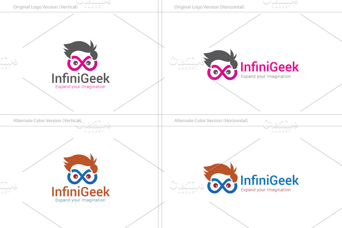 Infinity Geek Logo, a Branding & Logo Template by ArtFusion (Photo 4 of 5)