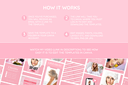 Business Card Template - Pink, a Business Card Template by SunshineStudioBoutique (Thumbnail 8 of 9)