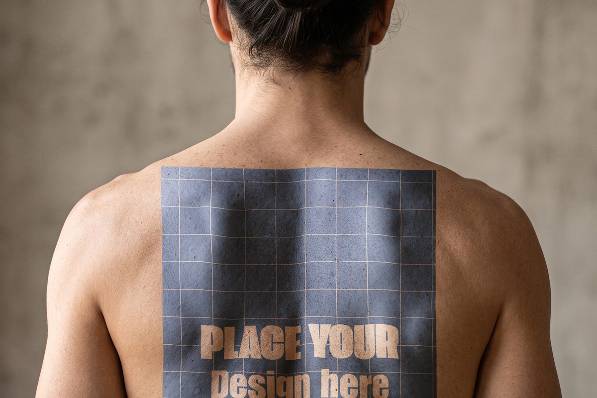 Realistic Body Tattoo Mockup Bundle, an Advertising Mockup by Pixel Foundry (Photo 5 of 6)