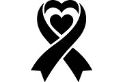 Breast Cancer Heart Ribbon SVG, a Seasonal Illustration by abu67222 (Thumbnail 11 of 13)