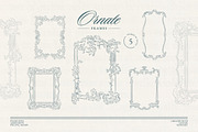 Vintage Chinoiserie Frame Collection, an Illustration by NassyArt (Thumbnail 10 of 22)