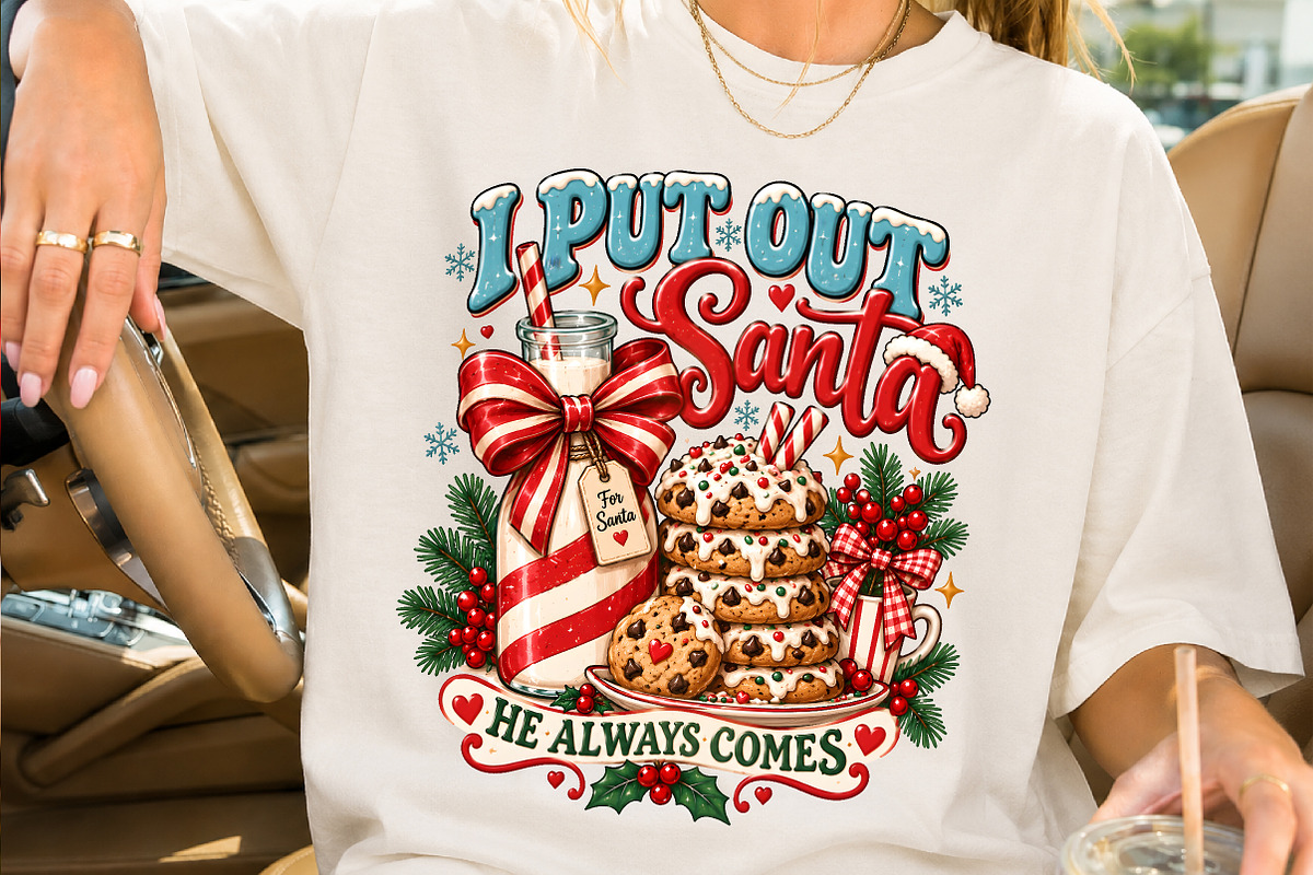 I Put Out For Santa Christmas PNG, a Seasonal Illustration by Creative Art (Photo 2 of 3)
