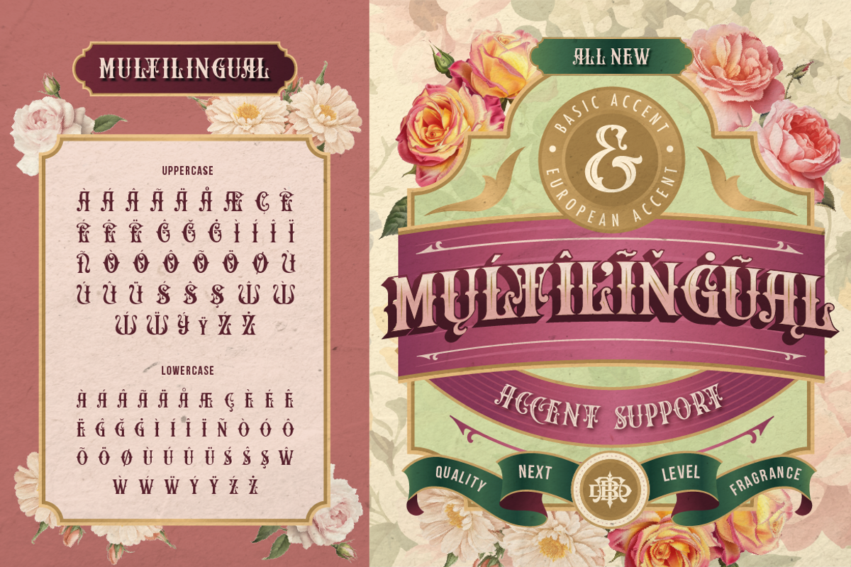 Fragrance, a Serif Font by Burntilldead (Photo 13 of 14)