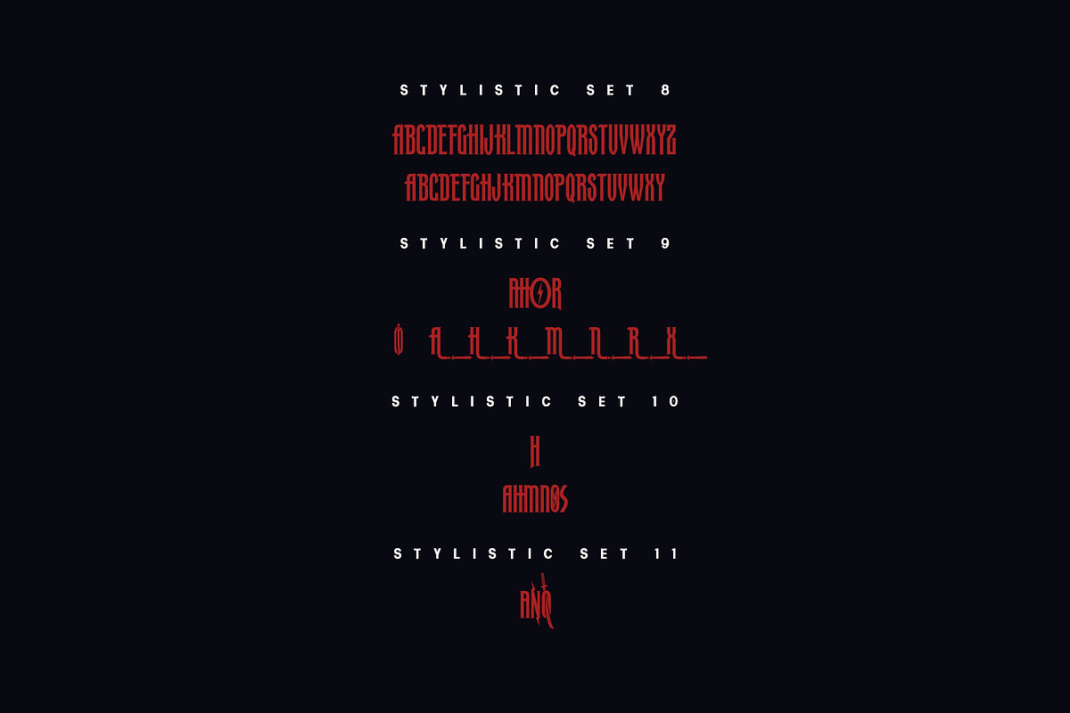 Bat Knight Typeface, a Font by alit design (Photo 9 of 19)