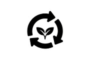 Bold Recycling Icon Pack, an Illustration by hafijul (Thumbnail 5 of 14)