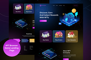 NFT Game Landing Page
